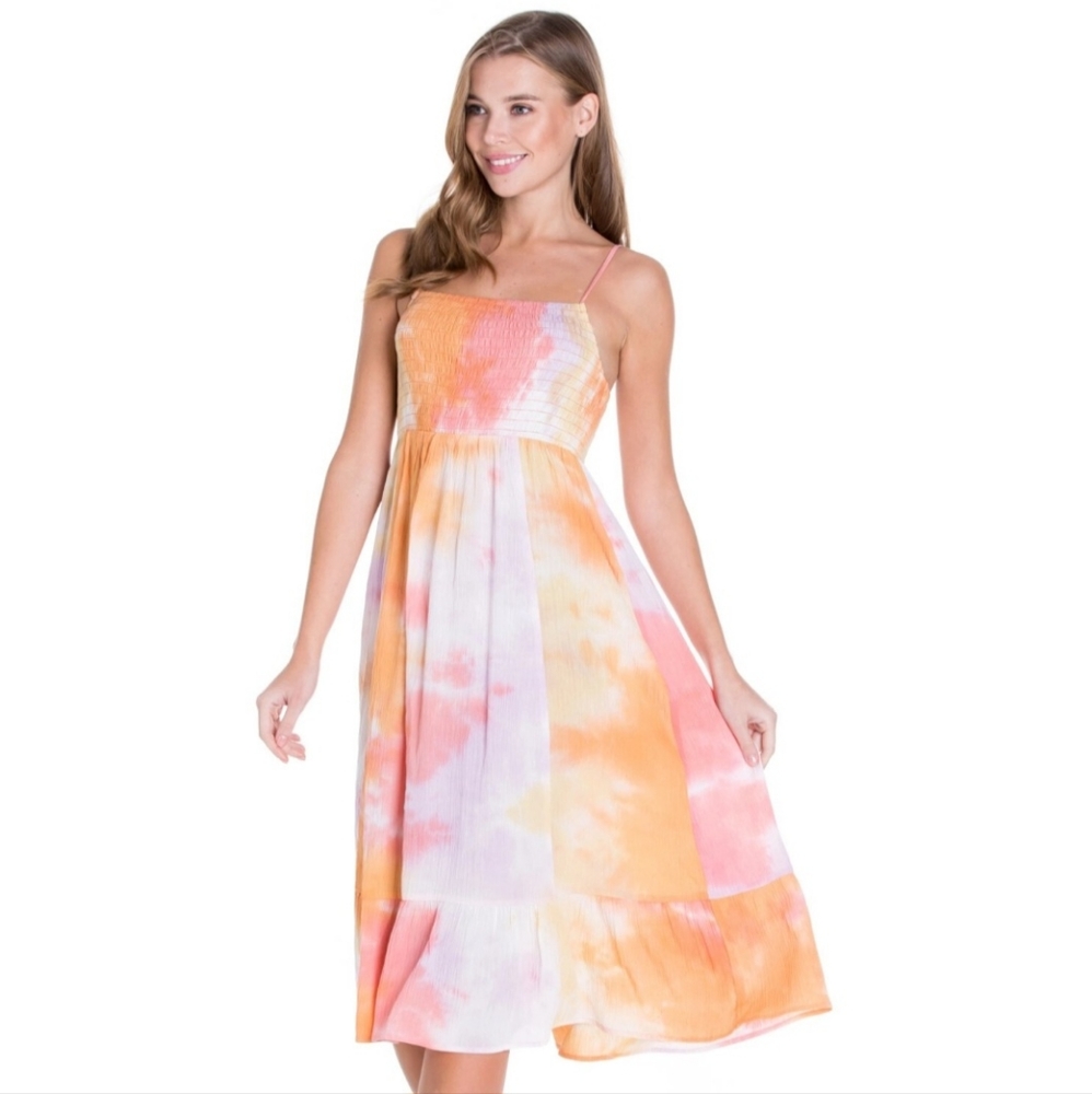 Tie Dye Midi Dress